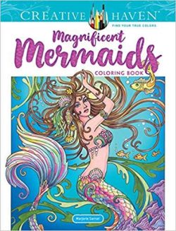 Creative Haven Magnificent Mermaids Coloring Book