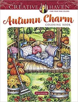 Creative Haven Autumn Charm Coloring Book