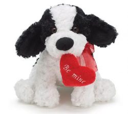 PLUSH - Puppy "Be Mine" (9")