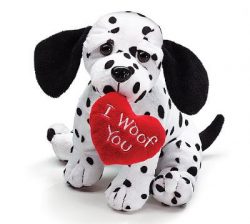 PLUSH - Puppy "I Woof You" (8")