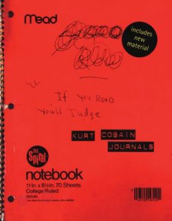 Journal/Notebook (Kurt Cobain)