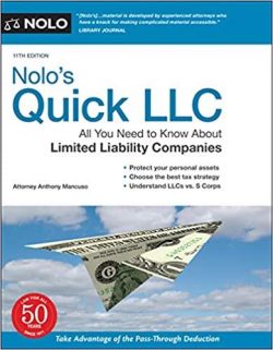 Nolo's Quick LLC: All You Need to Know about Limited Liability Companies