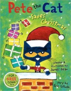 Pete the Cat Saves Christmas: Includes Sticker Sheet! a Christmas Holiday Book for Kids
