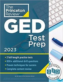 Princeton Review GED Test Prep, 2024: 2 Practice Tests + Review & Techniques + Online Features