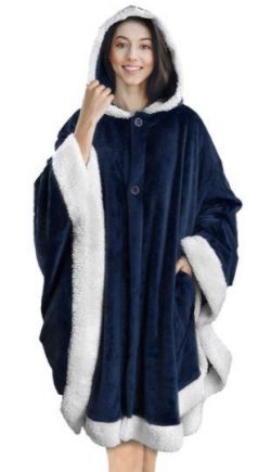 Angel Wrap Hooded Blanket - ROYAL BLUE