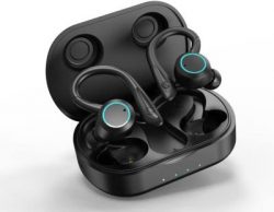 True Wireless Earbuds (Call Headset w/Built-in Mic) - BLK