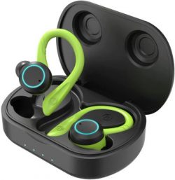 True Wireless Earbuds (Call Headset w/Built-in Mic) - GRN