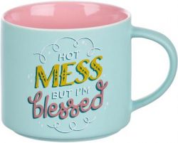 Mug (BYS) - "Hot Mess But I'm Blessed"