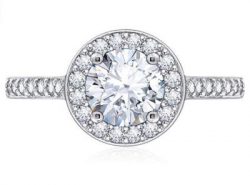 Brilliant Round Swarovski Ring - Silver