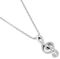Treble Clef Necklace