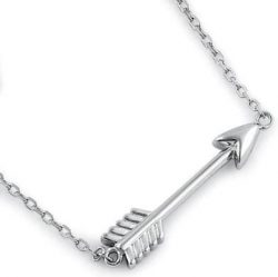 Silver Arrow Necklace