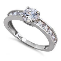 Round & Princess Cut Ring