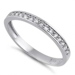 Half Eternity Wedding Band