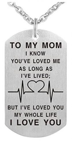 Dog Tag Pendant (To My Mom)