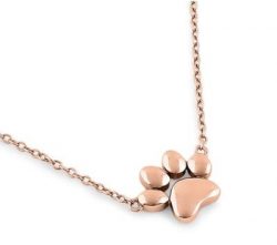 Paw Necklace - Rose Gold Plated
