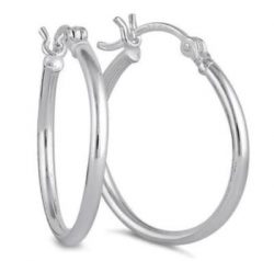 Sterling Silver Hoop Earrings