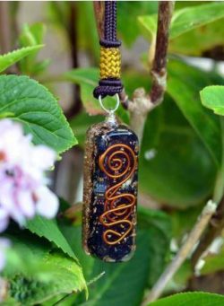 Orgone Blk Tourmaline Stone Necklace (Negative Energy Shld)