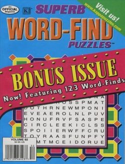 Superb Word Find Large Print (Formerly Word Find Bonus)