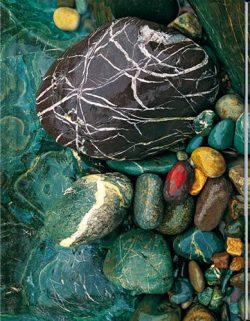 Stones Notebook (LG) - Blank Pgs/1 Ruled Sheet (HC)