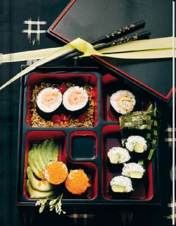 Sushi Notebook (LG) - Blank Pgs/1 Ruled Sheet (HC)