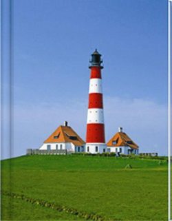 Lighthouse Notebook (LG) - Blank Pgs/1 Ruled Sheet (HC)