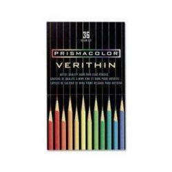 Prismacolor Verithin Colored Wdcse Pencils Set/36