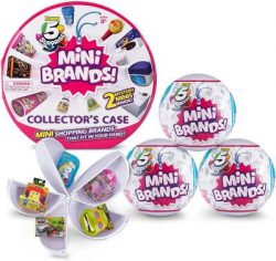 5-Surprise Mini Brands Series 1 Case (w/3 Capsule balls)