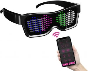 LED Light UP Animated Glasses w/Bluetooth (Customizable)