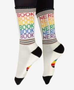 Book Nerd Pride Gym Socks - Large