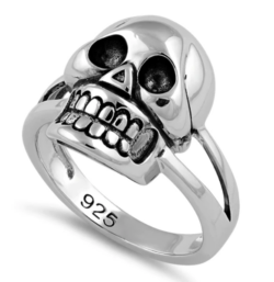 Silver Skull Ring