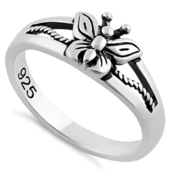 Silver Butterly Ring