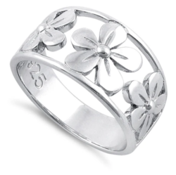 Three Flower Ring