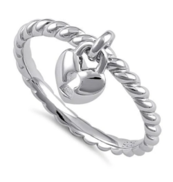 Locked Heart Ring