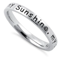 "You Are My Sunshine" Ring