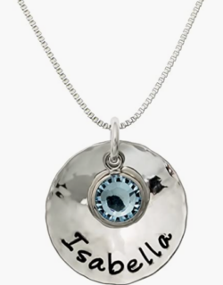 Personalized Birthstone Necklace