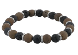 Black & Brown Bead Bracelet