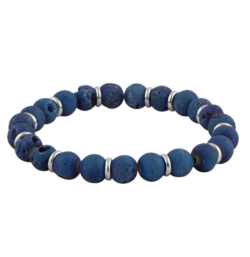Nautical Blue Bead Bracelet