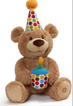 GUND - Animated Happy Birthday Bear (10" Sitting)
