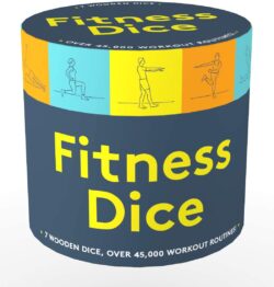 Fitness Dice: 7 Wooden Dice, Over 45,000 Workout Routines! [With Book(s)]