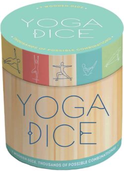 Yoga Dice: 7 Wooden Dice, Thousands of Possible Combinations! (Meditation Gifts, Workout Dice, Yoga for Beginners, Dice Games, Yo