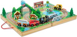Take-Along Railroad w/Built-in Tracks