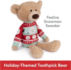 GUND - Holiday Sweater Toothpick Teddy  (15")