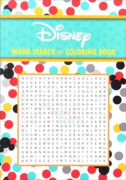 Disney Word Search and Coloring Book
