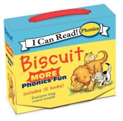 Biscuit: More 12-Book Phonics Fun!: Includes 12 Mini-Books Featuring Short and Long Vowel Sounds