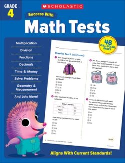 Scholastic Success with Math Tests Grade 4 Workbook