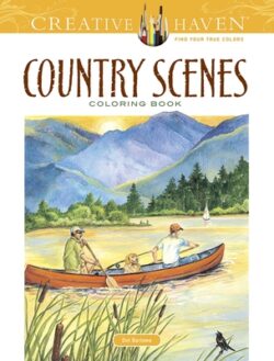 Country Scenes Coloring Book
