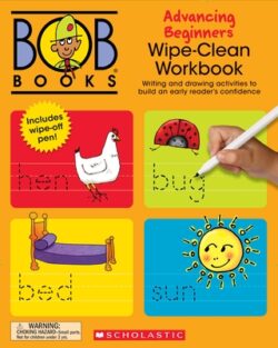 Bob Books - Wipe-Clean Workbook: Advancing Beginners Phonics, Ages 4 and Up, Kindergarten (Stage 2: Emerging Reader)