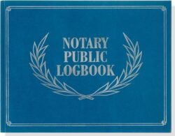 Notary Public Logbook