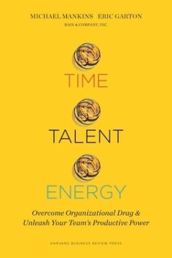 Time, Talent, Energy: Overcome Organizational Drag and Unleash Your Team's Productive Power