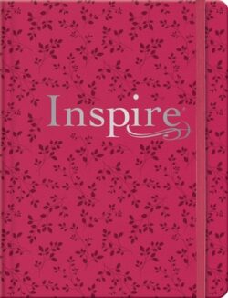 Inspire Bible NLT (Hardcover Leatherlike, Pink Peony, Filament Enabled): The Bible for Coloring & Creative Journaling